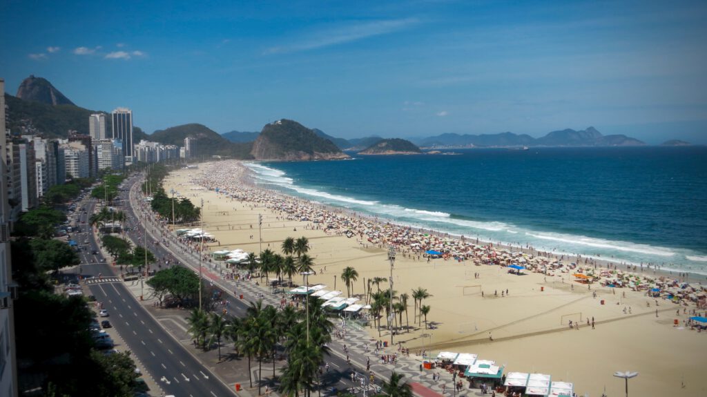 Copacabana in Rio de Janeiro